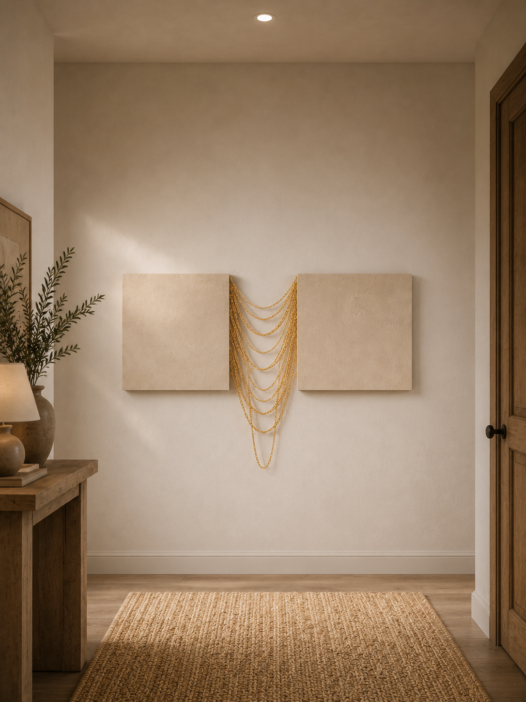 Chained v3 wall sculpture